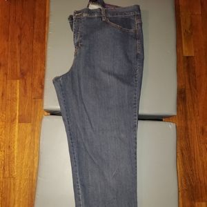Glora Vanderbilt Amanda Denim Jeans Skinny Size 22W